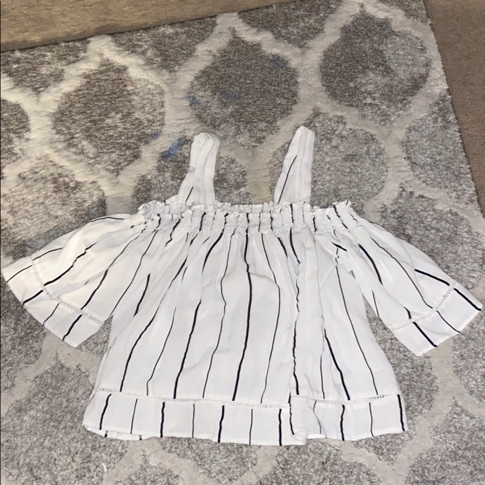 A stripped blouse